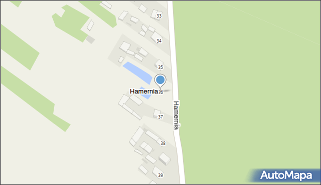 Hamernia, Hamernia, 36, mapa Hamernia