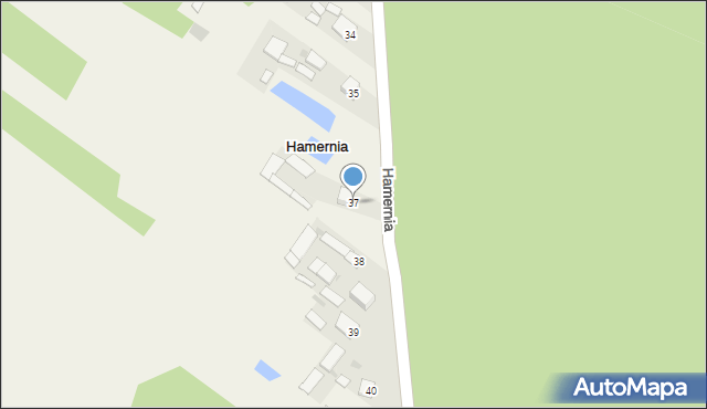 Hamernia, Hamernia, 37, mapa Hamernia