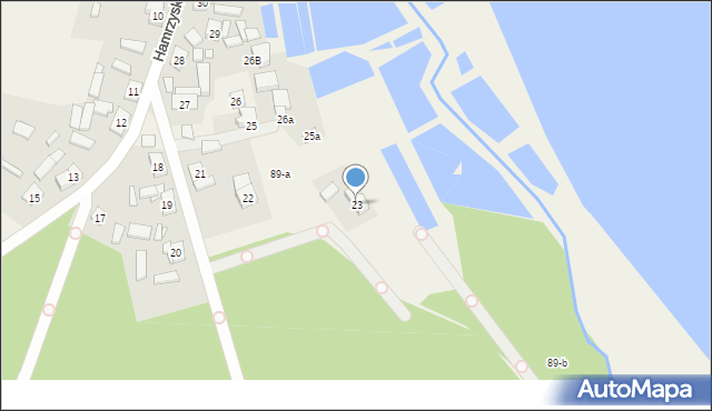 Hamrzysko, Hamrzysko, 23, mapa Hamrzysko