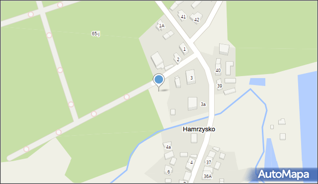 Hamrzysko, Hamrzysko, 3b, mapa Hamrzysko