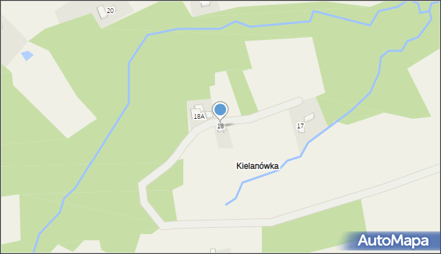 Handzlówka, Handzlówka, 18, mapa Handzlówka