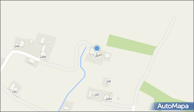 Handzlówka, Handzlówka, 247, mapa Handzlówka