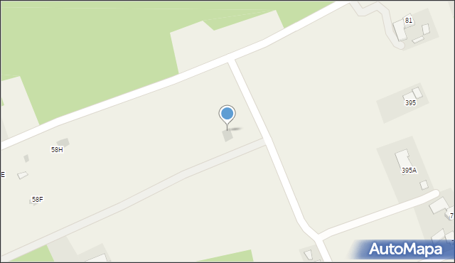 Handzlówka, Handzlówka, 58m, mapa Handzlówka