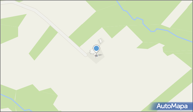 Handzlówka, Handzlówka, 68, mapa Handzlówka