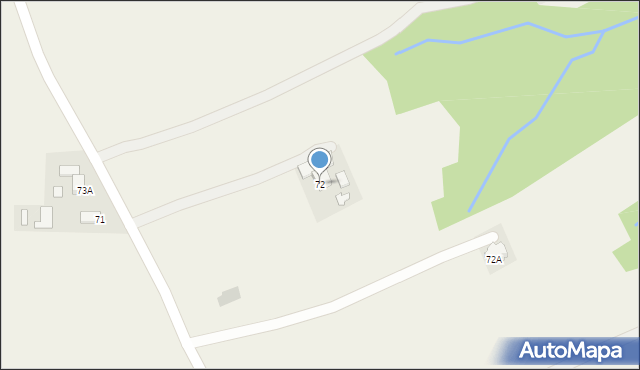 Handzlówka, Handzlówka, 72, mapa Handzlówka
