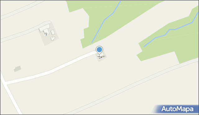 Handzlówka, Handzlówka, 72A, mapa Handzlówka
