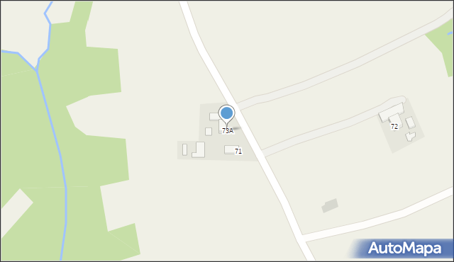 Handzlówka, Handzlówka, 73A, mapa Handzlówka