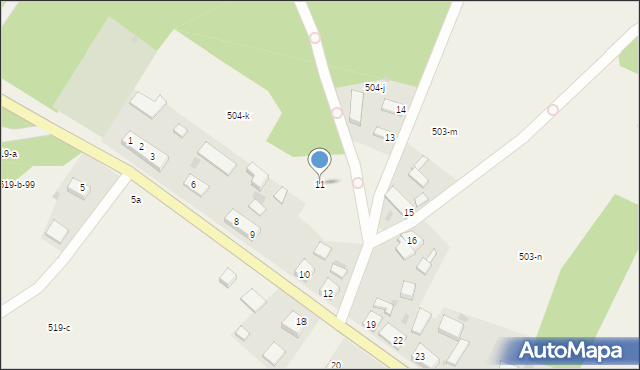 Hanki, Hanki, 11, mapa Hanki