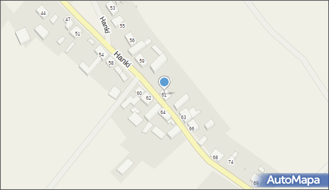 Hanki, Hanki, 61, mapa Hanki