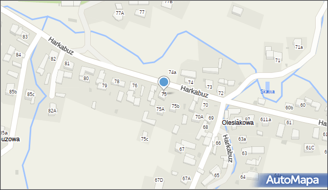 Harkabuz, Harkabuz, 75, mapa Harkabuz
