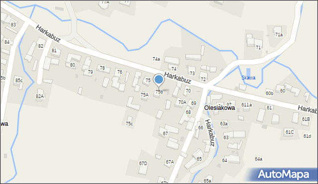 Harkabuz, Harkabuz, 75b, mapa Harkabuz