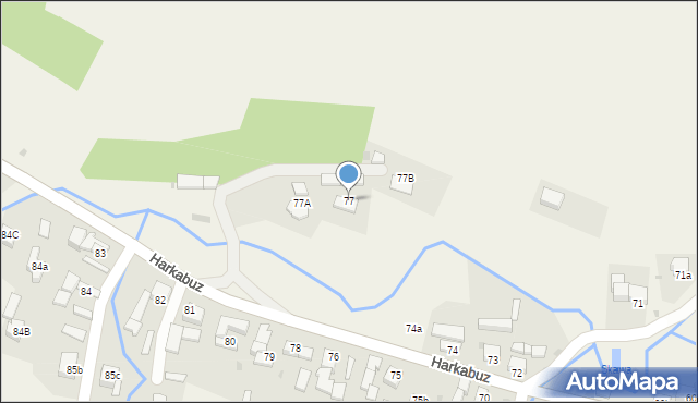 Harkabuz, Harkabuz, 77, mapa Harkabuz
