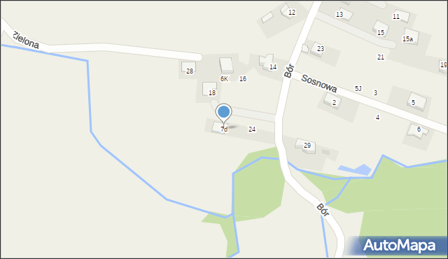 Harklowa, Harklowa, 7d, mapa Harklowa