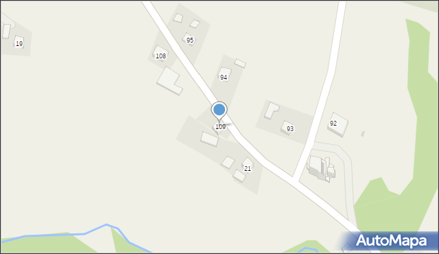 Harklowa, Harklowa, 109, mapa Harklowa