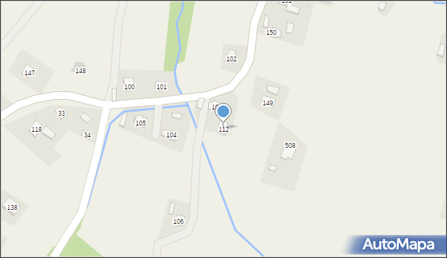 Harklowa, Harklowa, 112, mapa Harklowa