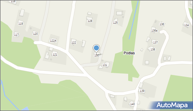 Harklowa, Harklowa, 130, mapa Harklowa