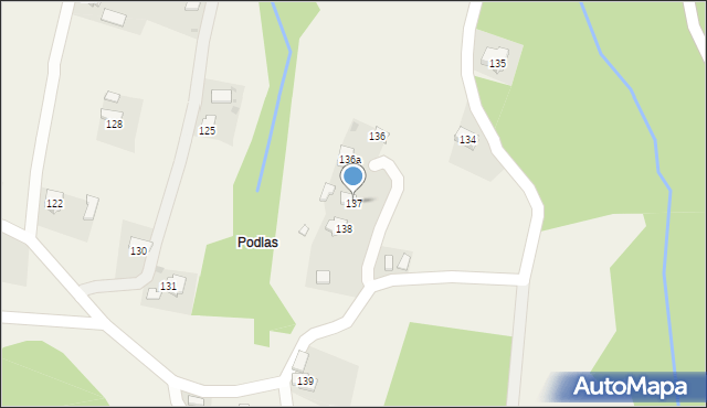 Harklowa, Harklowa, 137, mapa Harklowa