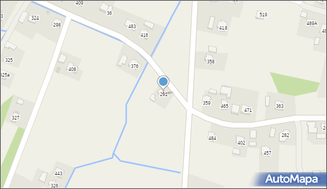 Harklowa, Harklowa, 291, mapa Harklowa