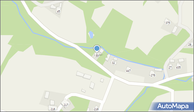 Harklowa, Harklowa, 33, mapa Harklowa