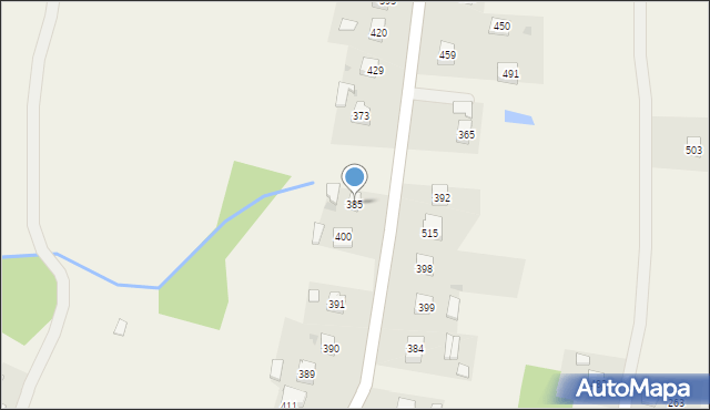 Harklowa, Harklowa, 385, mapa Harklowa