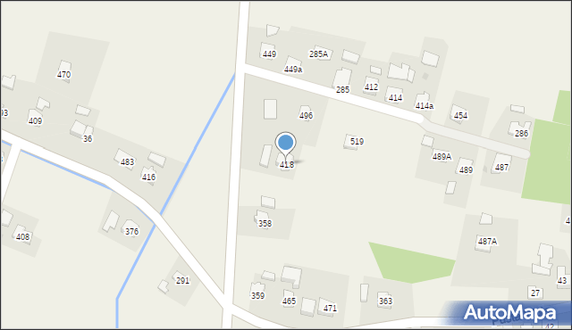 Harklowa, Harklowa, 418, mapa Harklowa