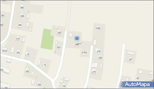 Harklowa, Harklowa, 488, mapa Harklowa