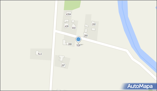 Harklowa, Harklowa, 516, mapa Harklowa