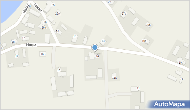 Harsz, Harsz, 14a, mapa Harsz