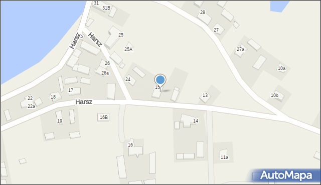 Harsz, Harsz, 15a, mapa Harsz