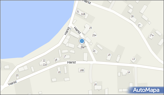 Harsz, Harsz, 26a, mapa Harsz
