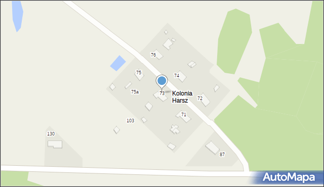 Harsz, Harsz, 73, mapa Harsz