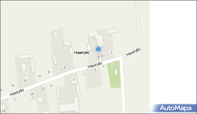 Hawryłki, Hawryłki, 4, mapa Hawryłki