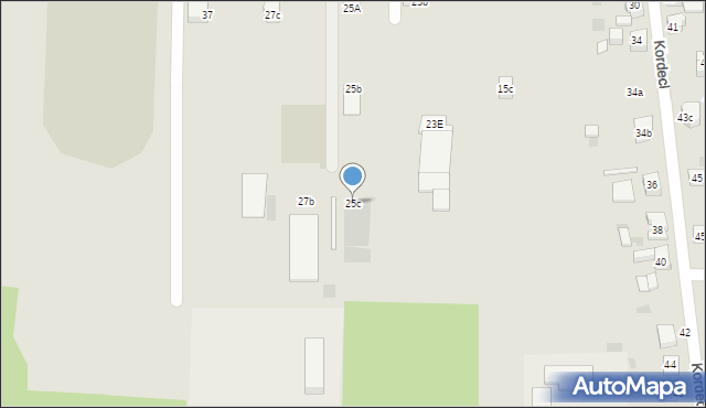 Imielin, Hallera Józefa, gen., 25c, mapa Imielin