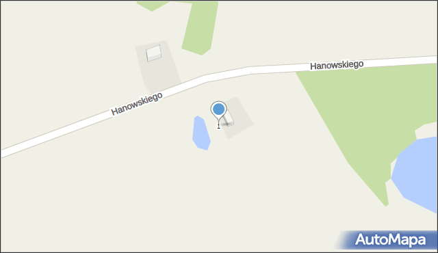 Jonkowo, Hanowskiego Jana, ks., 1, mapa Jonkowo