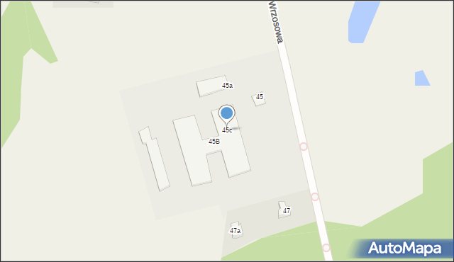 Jonkowo, Hanowskiego Jana, ks., 45c, mapa Jonkowo