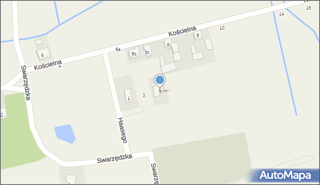 Kicin, Haasego Ludwika, ks., 5, mapa Kicin