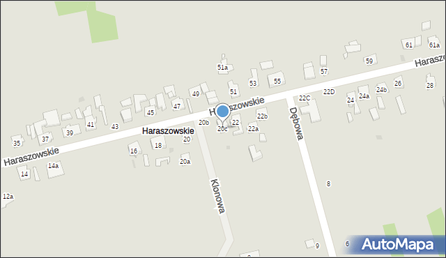 Kolonowskie, Haraszowskie, 20c, mapa Kolonowskie