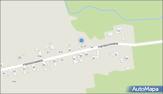 Kolonowskie, Haraszowskie, 71, mapa Kolonowskie