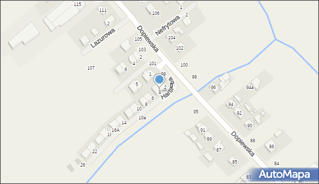 Konarzewo, Hartlieba Stanisława, ks., 4, mapa Konarzewo