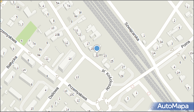 Legionowo, Handlowa, 21, mapa Legionowo