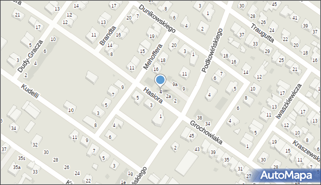 Leszno, Hasiora Władysława, 4, mapa Leszno