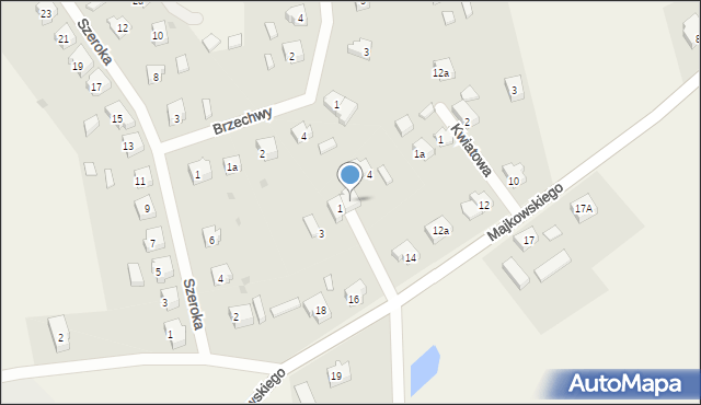 Lipusz, Harcerska, 2, mapa Lipusz