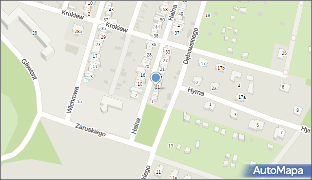 Łódź, Halna, 9, mapa Łodzi