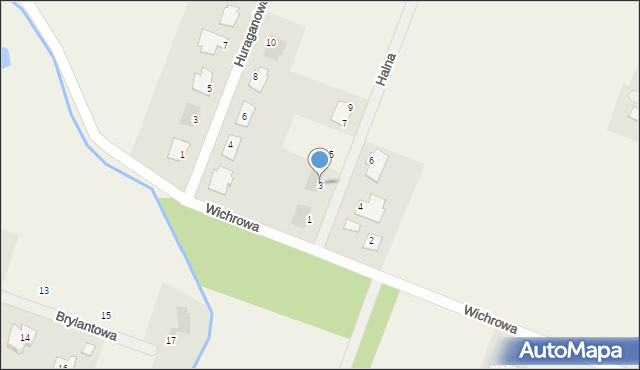 Lulkowo, Halna, 3, mapa Lulkowo