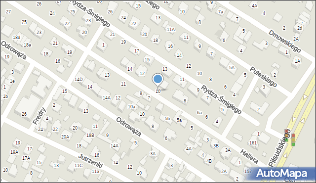 Marki, Hallera Józefa, gen., 10, mapa Marki