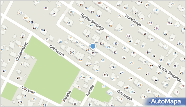 Marki, Hallera Józefa, gen., 33, mapa Marki