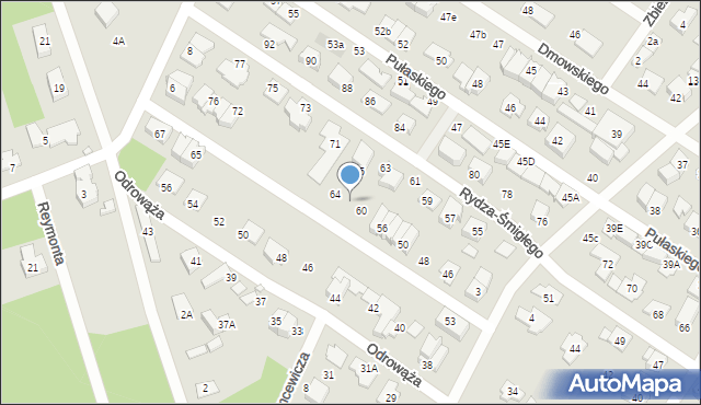 Marki, Hallera Józefa, gen., 62, mapa Marki