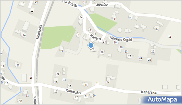 Milówka, Hallera Józefa, gen., 12b, mapa Milówka