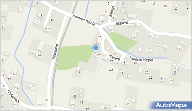 Milówka, Hallera Józefa, gen., 4, mapa Milówka