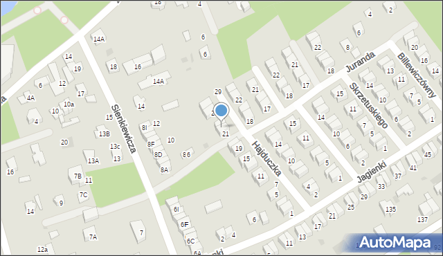 Otwock, Hajduczka, 23, mapa Otwock